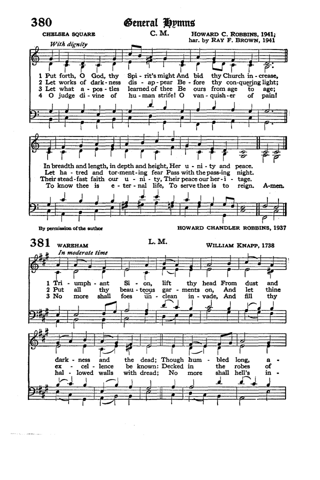 The Hymnal of the Protestant Episcopal Church in the United States of America 1940 page 452