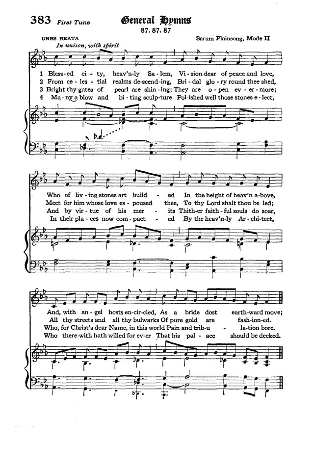 The Hymnal of the Protestant Episcopal Church in the United States of America 1940 page 454
