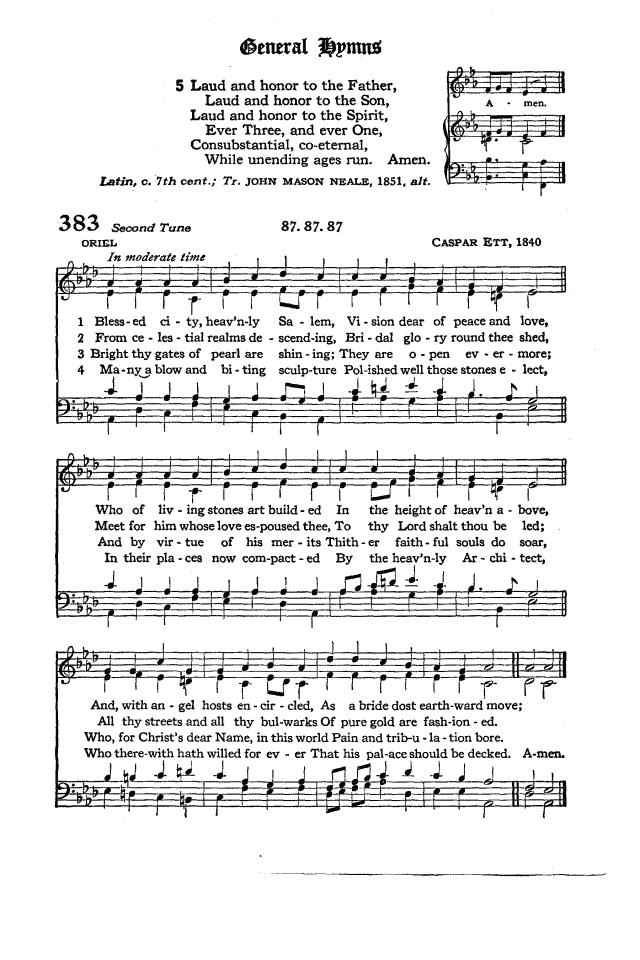 The Hymnal of the Protestant Episcopal Church in the United States of America 1940 page 455