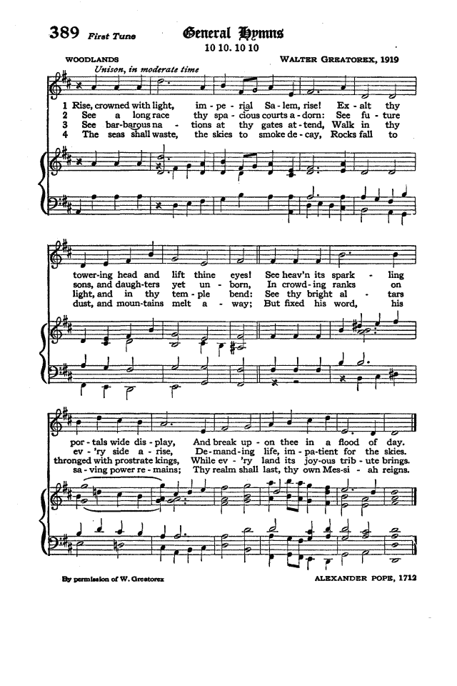 The Hymnal of the Protestant Episcopal Church in the United States of America 1940 page 460
