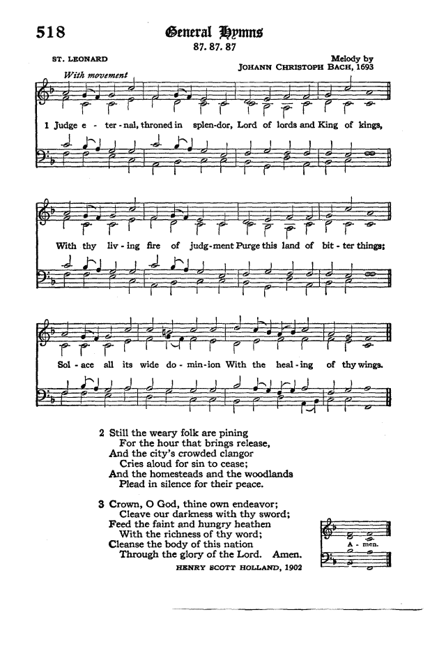 The Hymnal of the Protestant Episcopal Church in the United States of America 1940 page 595