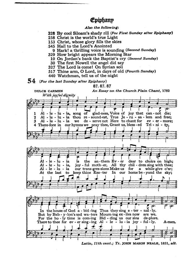 The Hymnal of the Protestant Episcopal Church in the United States of America 1940 page 72