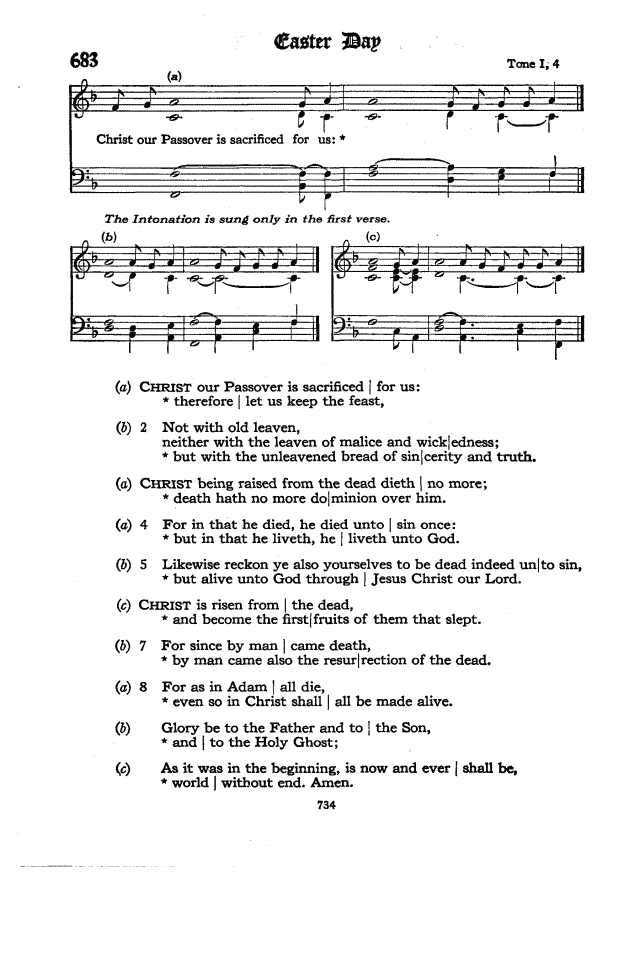 The Hymnal of the Protestant Episcopal Church in the United States of America 1940 page 734