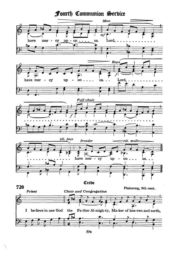 The Hymnal of the Protestant Episcopal Church in the United