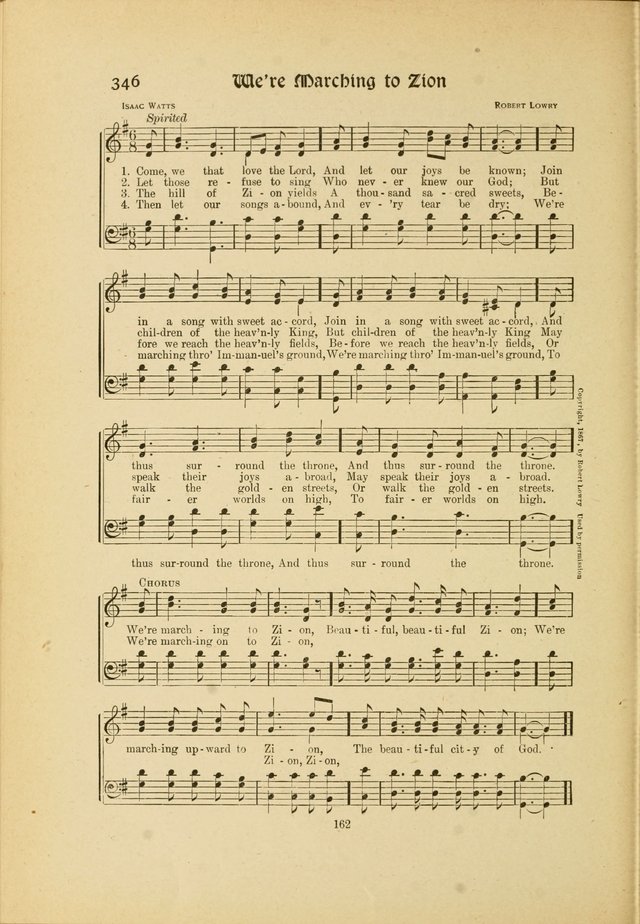 Hymns, Psalms and Gospel Songs: with responsive readings page 162