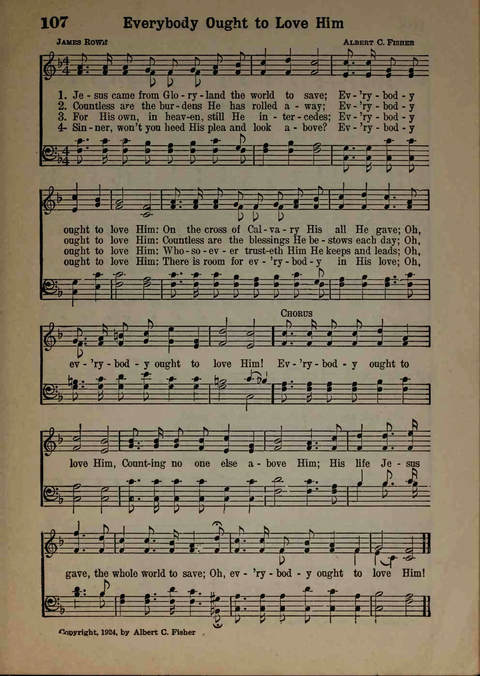 Hymns of Praise Number Two page 107