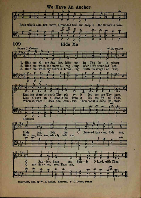 Hymns of Praise Number Two page 109
