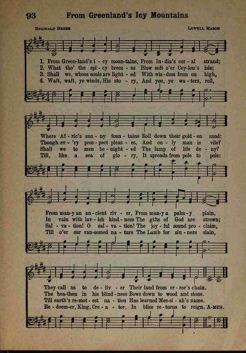 Hymns of Praise Number Two page 93