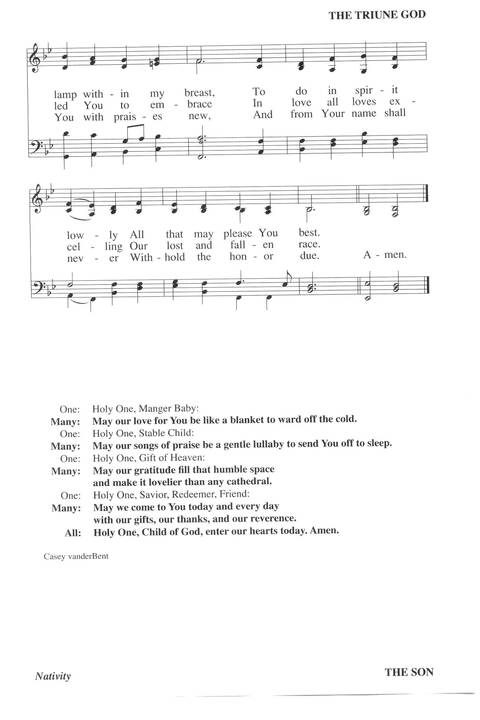 Hymns for a Pilgrim People: a congregational hymnal page 138