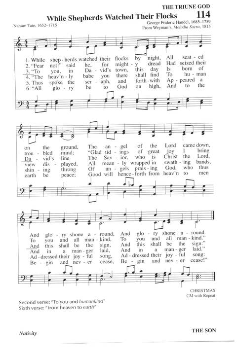 Hymns for a Pilgrim People: a congregational hymnal page 154