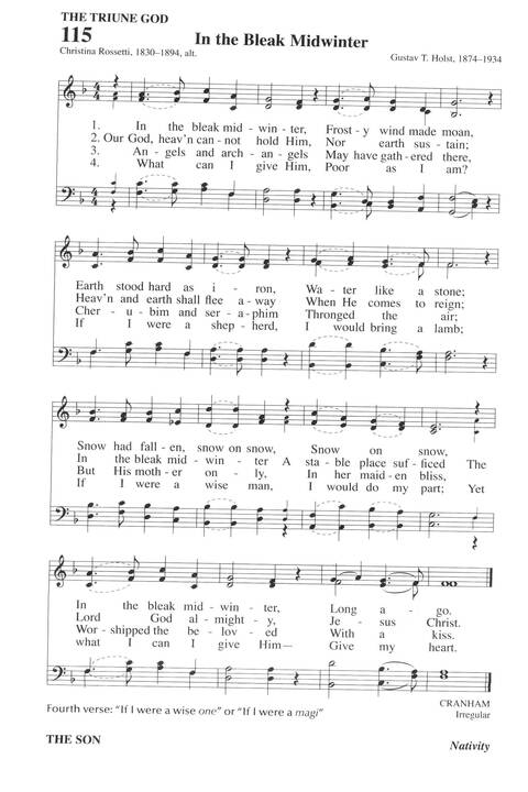 Hymns for a Pilgrim People: a congregational hymnal page 155