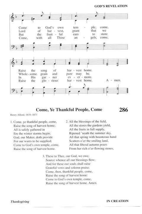 Hymns for a Pilgrim People: a congregational hymnal page 384