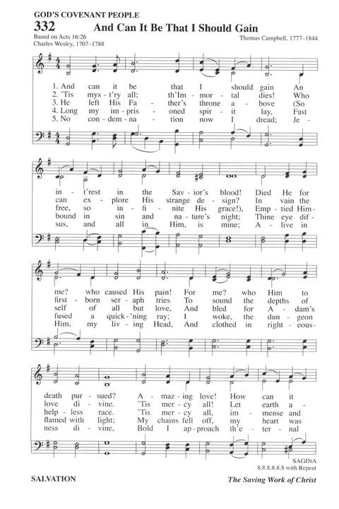 Hymns for a Pilgrim People: a congregational hymnal page 452