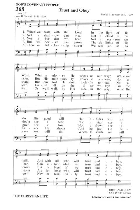 Hymns for a Pilgrim People: a congregational hymnal page 498