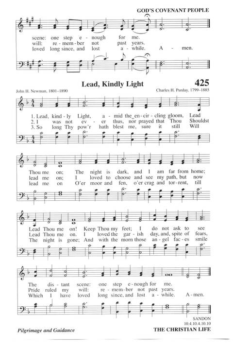 Hymns for a Pilgrim People: a congregational hymnal page 586