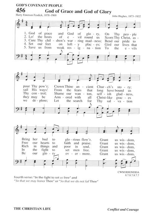 Hymns for a Pilgrim People: a congregational hymnal page 629