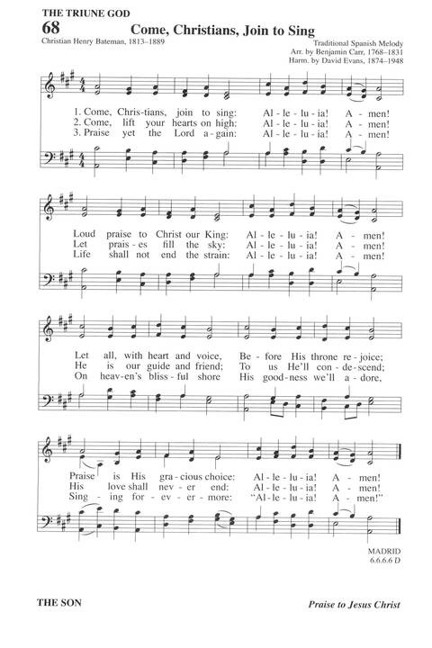 Hymns for a Pilgrim People: a congregational hymnal page 92