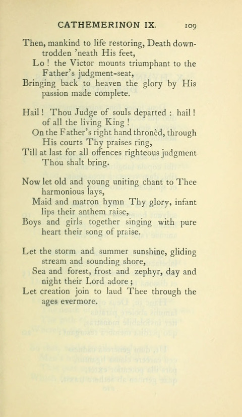 The Hymns of Prudentius: translated by R. Martin Pope page 109