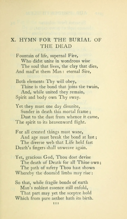 The Hymns of Prudentius: translated by R. Martin Pope page 111