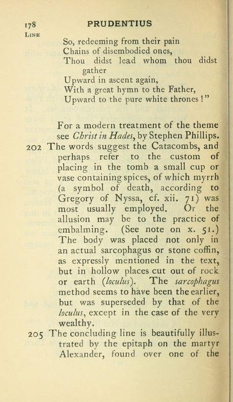 The Hymns of Prudentius: translated by R. Martin Pope page 178