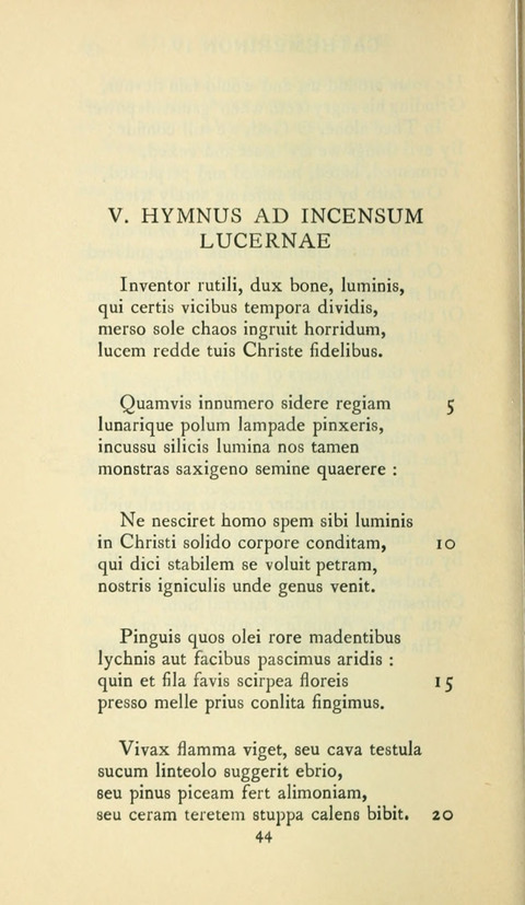The Hymns of Prudentius: translated by R. Martin Pope page 44