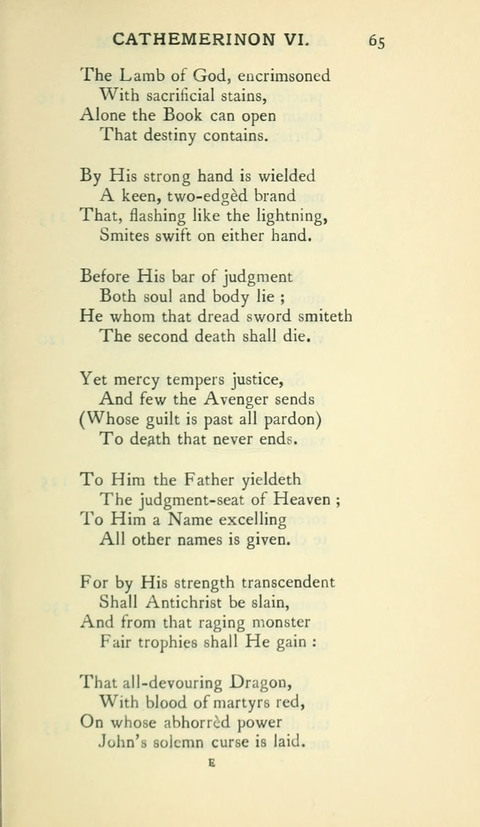 The Hymns of Prudentius: translated by R. Martin Pope page 65