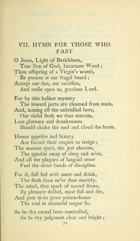 The Hymns of Prudentius: translated by R. Martin Pope page 71