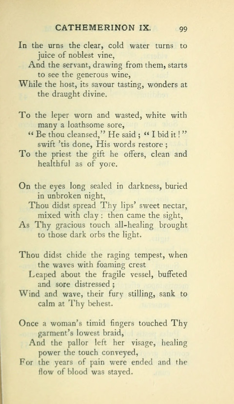 The Hymns of Prudentius: translated by R. Martin Pope page 99