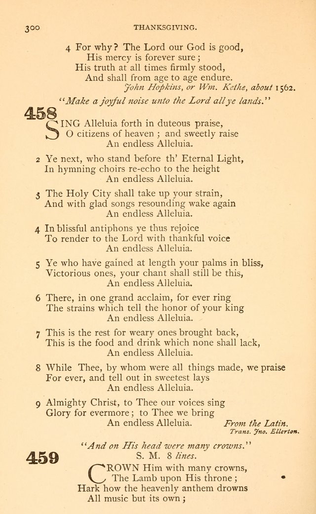 Hymns for the Reformed Church in the United States page 307