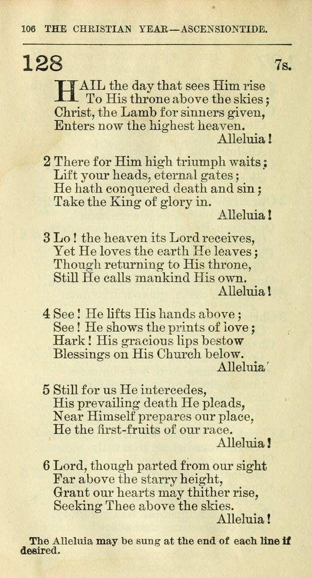 The Hymnal: revised and enlarged as adopted by the General Convention of the Protestant Episcopal Church in the United States of America in the year of our Lord 1892 page 123