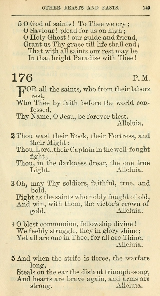 The Hymnal: revised and enlarged as adopted by the General Convention of the Protestant Episcopal Church in the United States of America in the year of our Lord 1892 page 166
