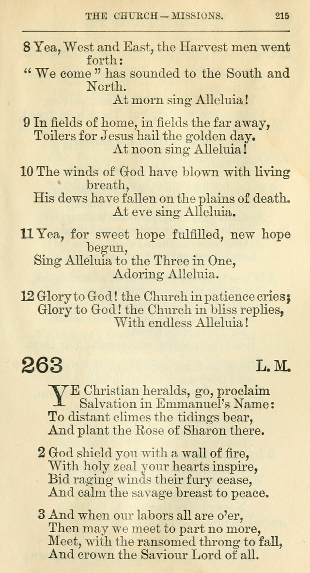 The Hymnal: revised and enlarged as adopted by the General Convention of the Protestant Episcopal Church in the United States of America in the year of our Lord 1892 page 234