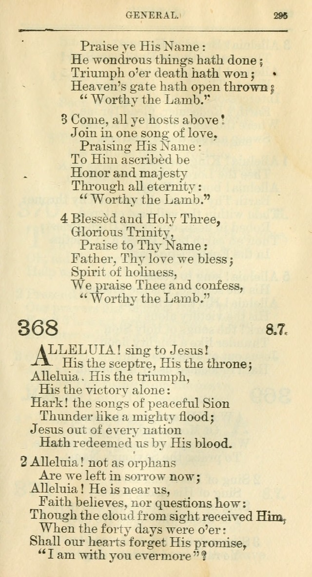The Hymnal: revised and enlarged as adopted by the General Convention of the Protestant Episcopal Church in the United States of America in the year of our Lord 1892 page 314