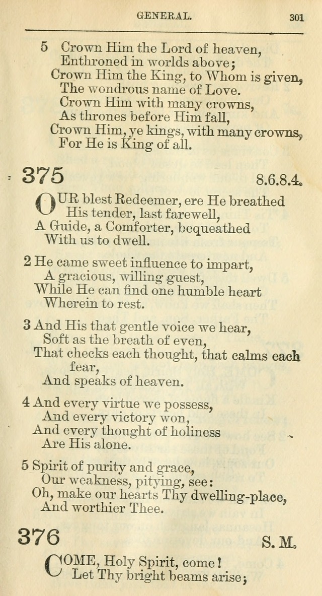 The Hymnal: revised and enlarged as adopted by the General Convention of the Protestant Episcopal Church in the United States of America in the year of our Lord 1892 page 320