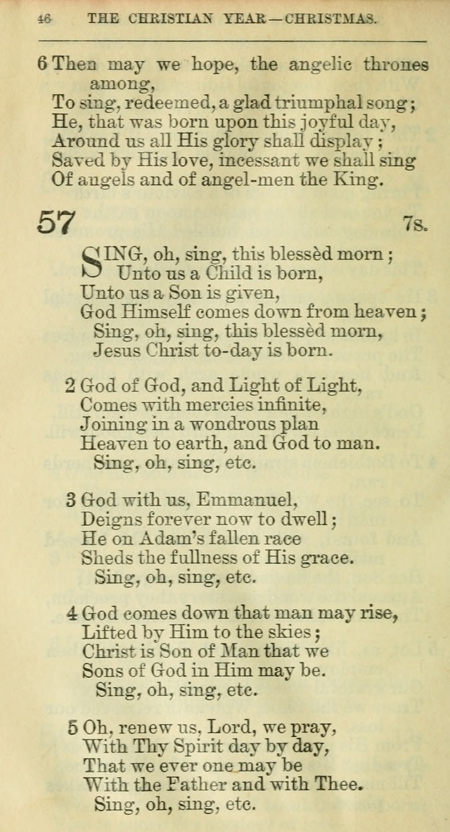 The Hymnal: revised and enlarged as adopted by the General Convention of the Protestant Episcopal Church in the United States of America in the year of our Lord 1892 page 63