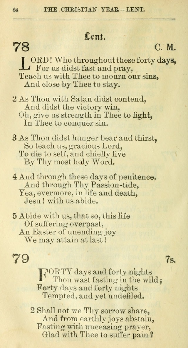 The Hymnal: revised and enlarged as adopted by the General Convention of the Protestant Episcopal Church in the United States of America in the year of our Lord 1892 page 81