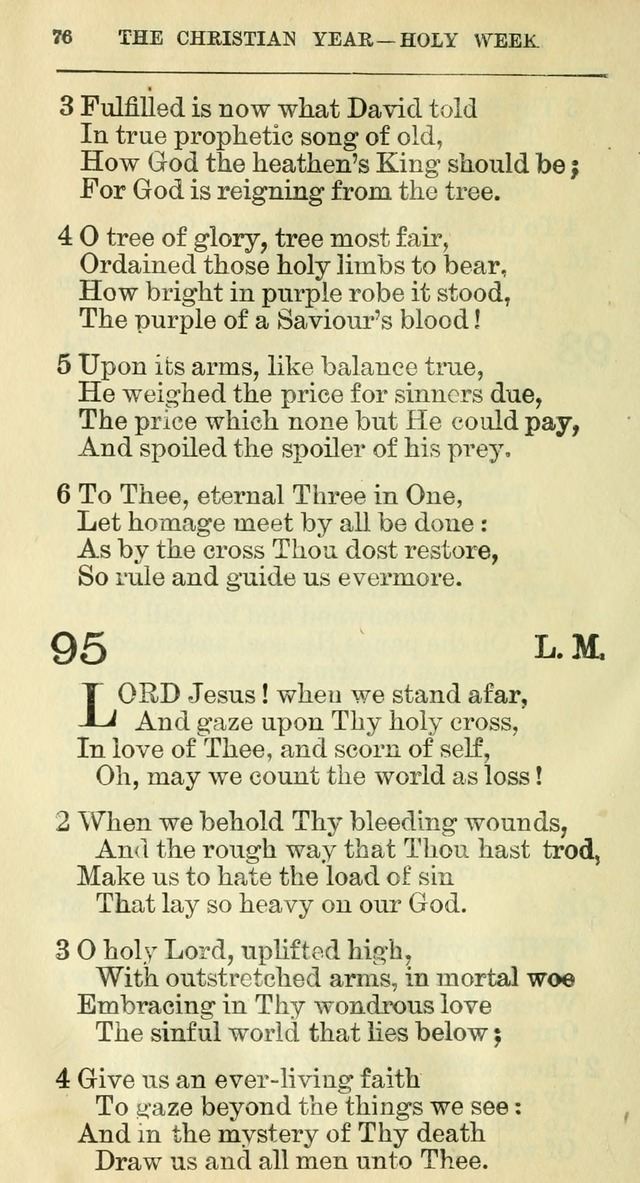 The Hymnal: revised and enlarged as adopted by the General Convention of the Protestant Episcopal Church in the United States of America in the year of our Lord 1892 page 93
