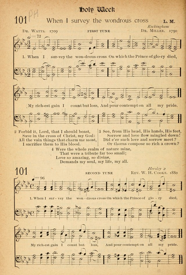 The Hymnal: revised and enlarged as adopted by the General Convention of the Protestant Episcopal Church in the United States of America in the of our Lord 1892..with music, as used in Trinity Church page 118
