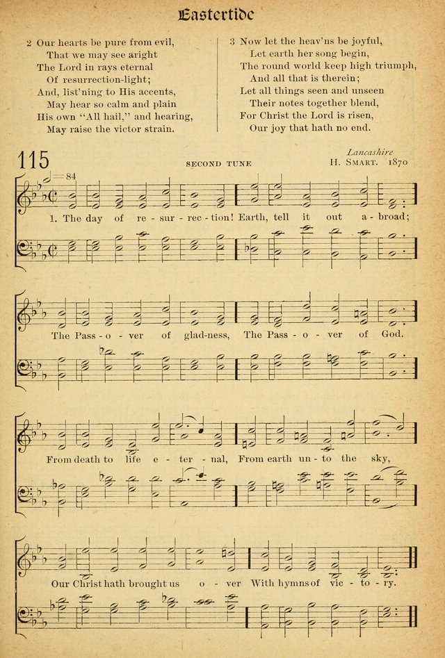 The Hymnal: revised and enlarged as adopted by the General Convention of the Protestant Episcopal Church in the United States of America in the of our Lord 1892..with music, as used in Trinity Church page 139