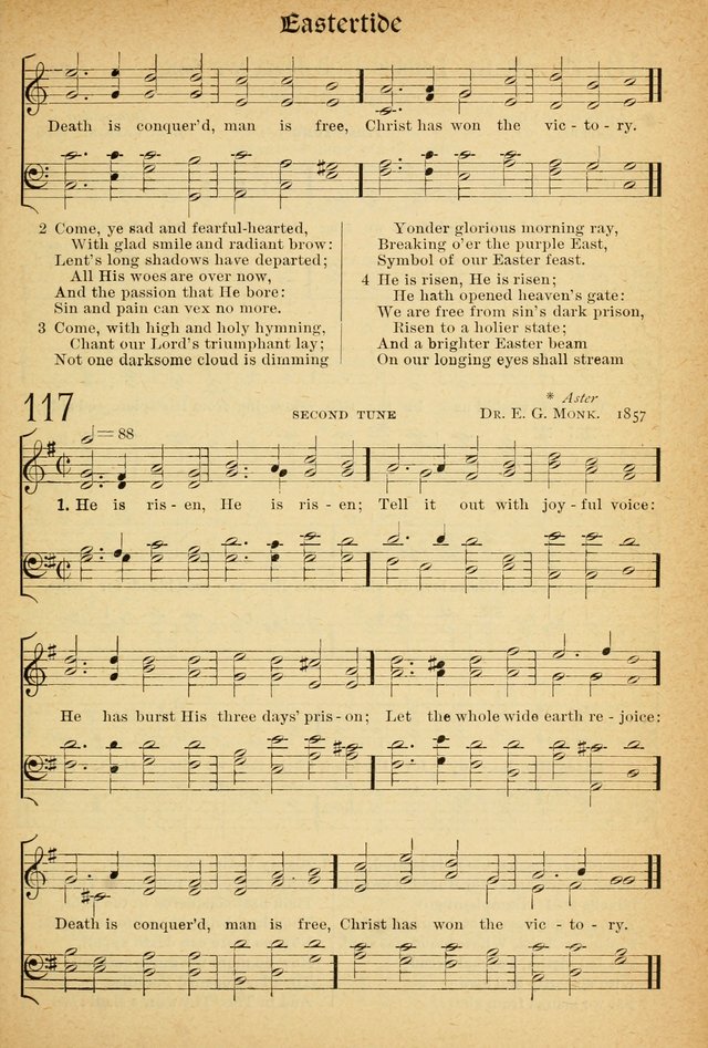 The Hymnal: revised and enlarged as adopted by the General Convention of the Protestant Episcopal Church in the United States of America in the of our Lord 1892..with music, as used in Trinity Church page 141