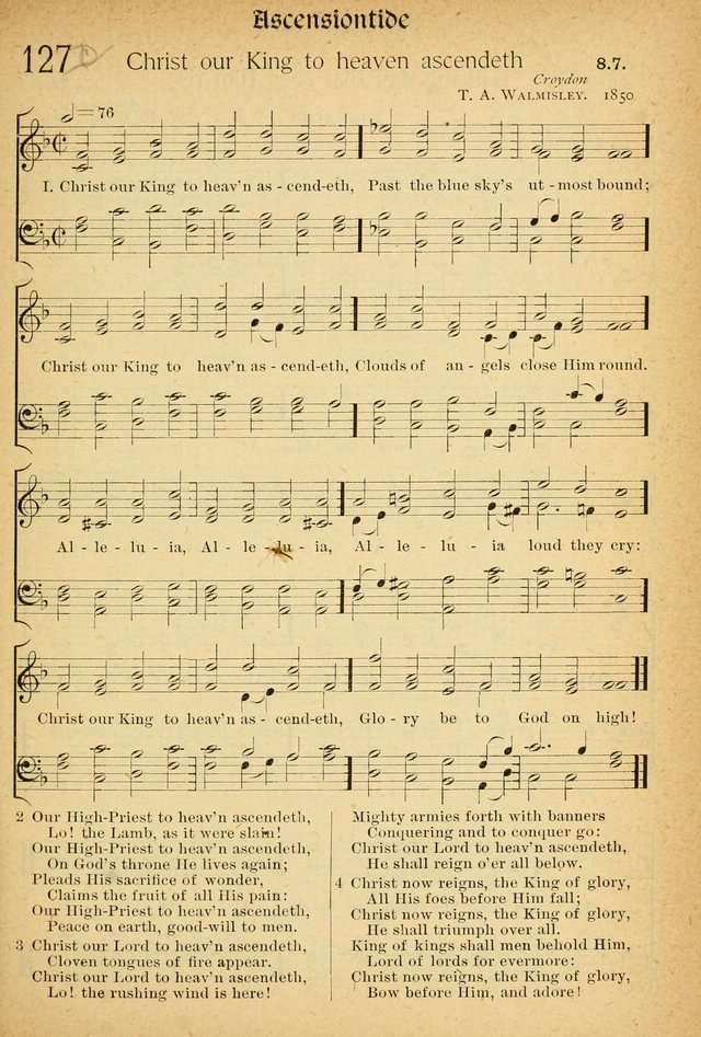 The Hymnal: revised and enlarged as adopted by the General Convention of the Protestant Episcopal Church in the United States of America in the of our Lord 1892..with music, as used in Trinity Church page 151