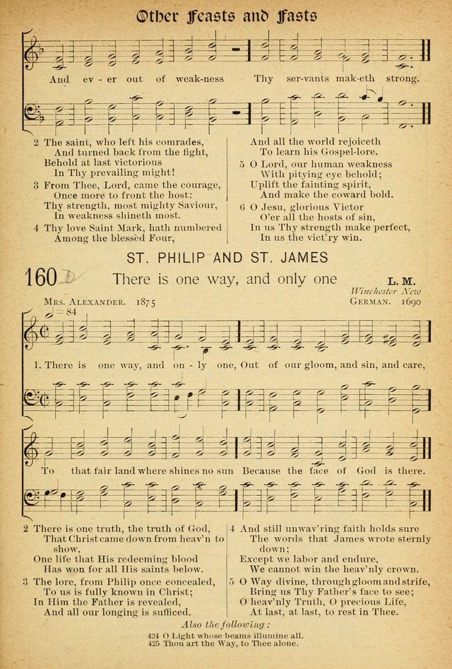 The Hymnal: revised and enlarged as adopted by the General Convention of the Protestant Episcopal Church in the United States of America in the of our Lord 1892..with music, as used in Trinity Church page 181