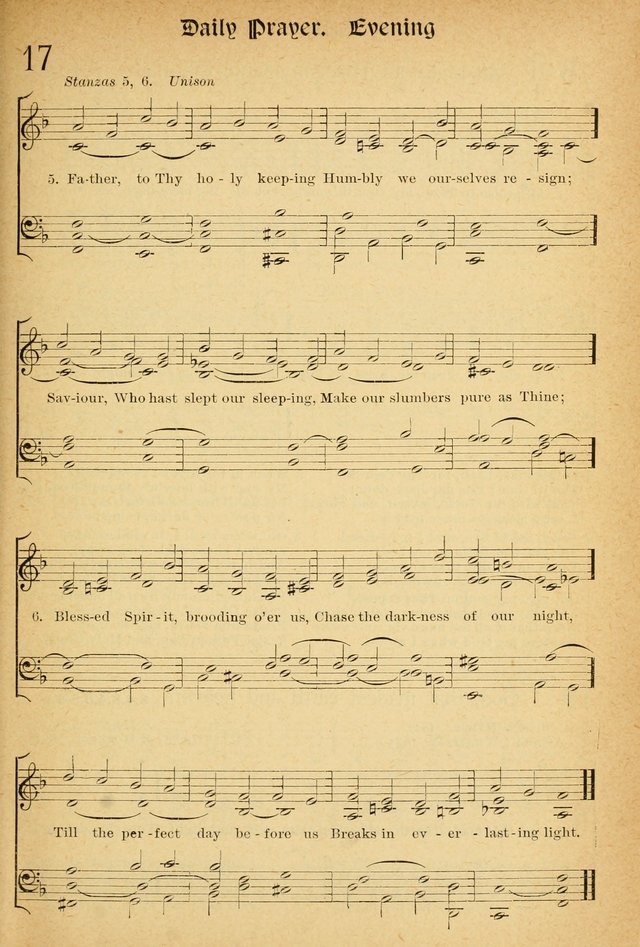 The Hymnal: revised and enlarged as adopted by the General Convention of the Protestant Episcopal Church in the United States of America in the of our Lord 1892..with music, as used in Trinity Church page 19
