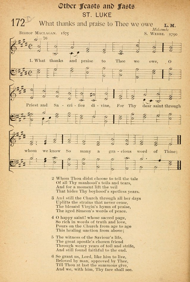 The Hymnal: revised and enlarged as adopted by the General Convention of the Protestant Episcopal Church in the United States of America in the of our Lord 1892..with music, as used in Trinity Church page 192