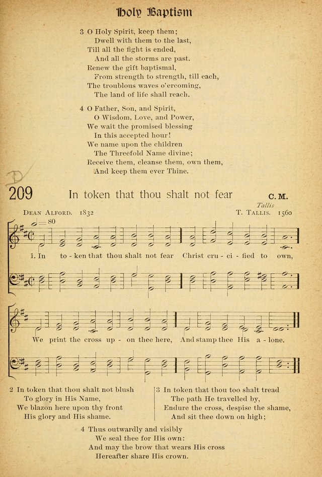 The Hymnal: revised and enlarged as adopted by the General Convention of the Protestant Episcopal Church in the United States of America in the of our Lord 1892..with music, as used in Trinity Church page 237