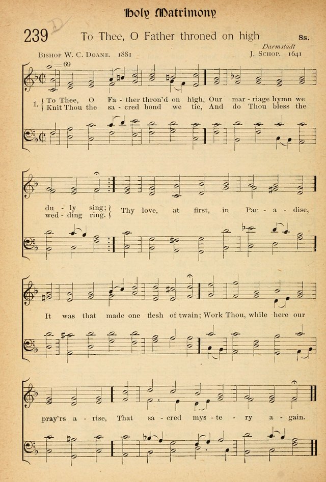 The Hymnal: revised and enlarged as adopted by the General Convention of the Protestant Episcopal Church in the United States of America in the of our Lord 1892..with music, as used in Trinity Church page 274