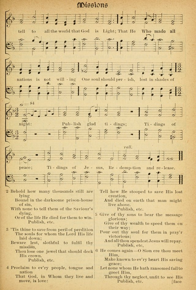 The Hymnal: revised and enlarged as adopted by the General Convention of the Protestant Episcopal Church in the United States of America in the of our Lord 1892..with music, as used in Trinity Church page 285