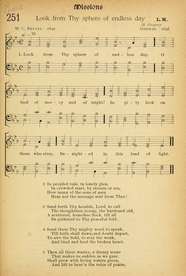 The Hymnal: revised and enlarged as adopted by the General Convention of the Protestant Episcopal Church in the United States of America in the of our Lord 1892..with music, as used in Trinity Church page 287