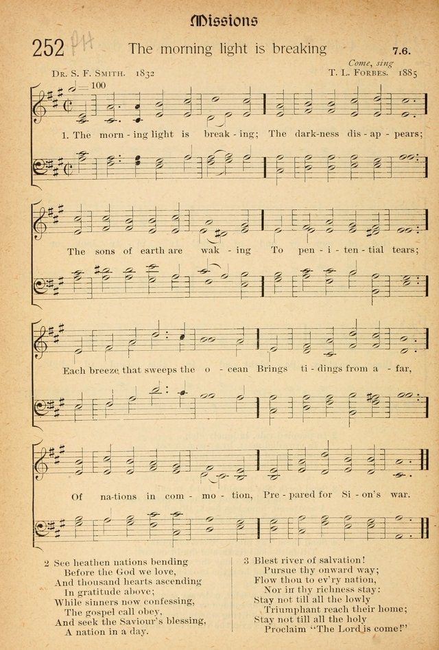The Hymnal: revised and enlarged as adopted by the General Convention of the Protestant Episcopal Church in the United States of America in the of our Lord 1892..with music, as used in Trinity Church page 288