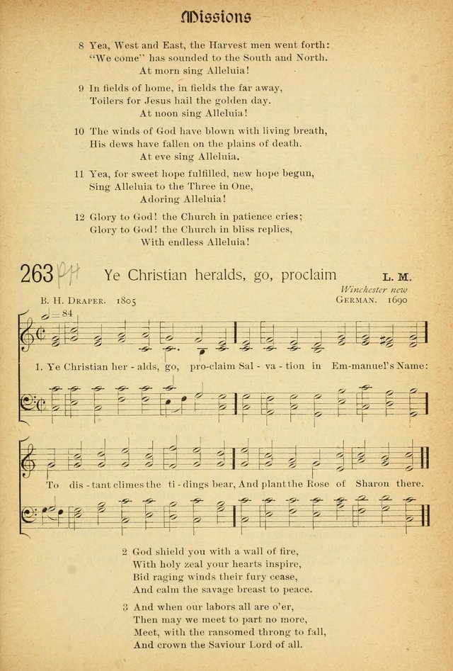 The Hymnal: revised and enlarged as adopted by the General Convention of the Protestant Episcopal Church in the United States of America in the of our Lord 1892..with music, as used in Trinity Church page 301